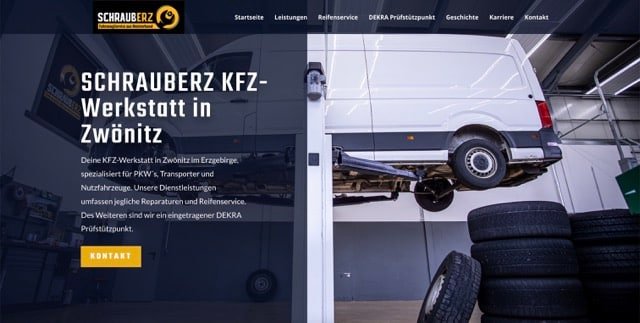 Professionelle Website erstellen lassen 38 Schrauberz aus dem Erzgebirge