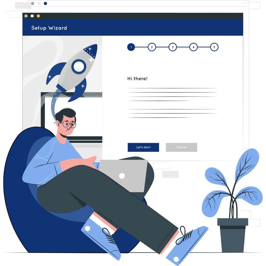 Onboarding Website Erstellung Multistepformular