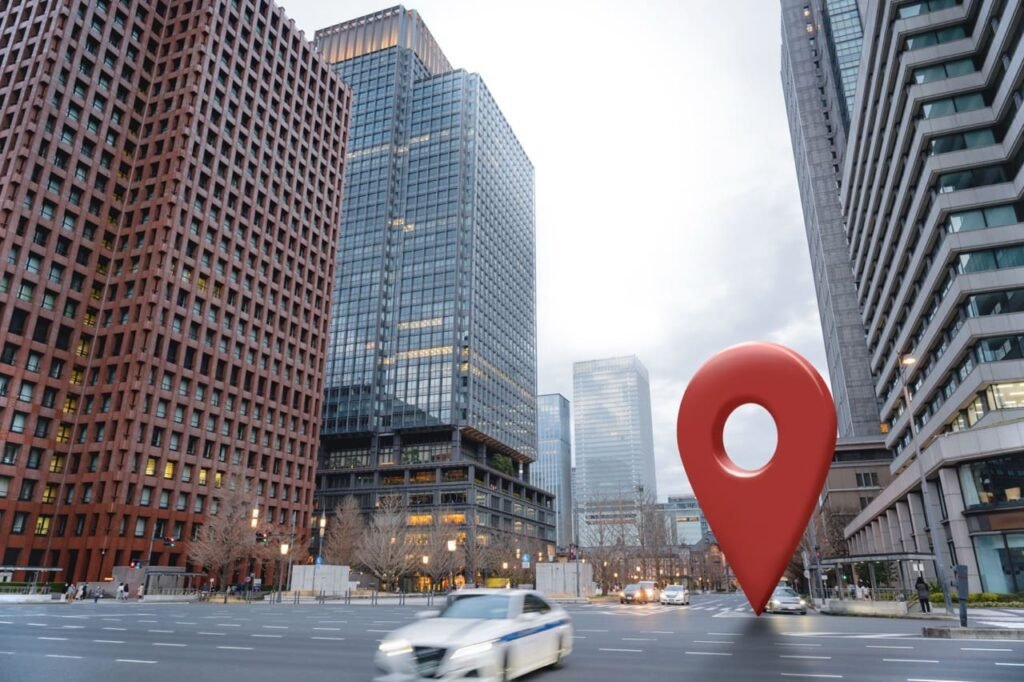 Local SEO Guide - Straßen mit Auto