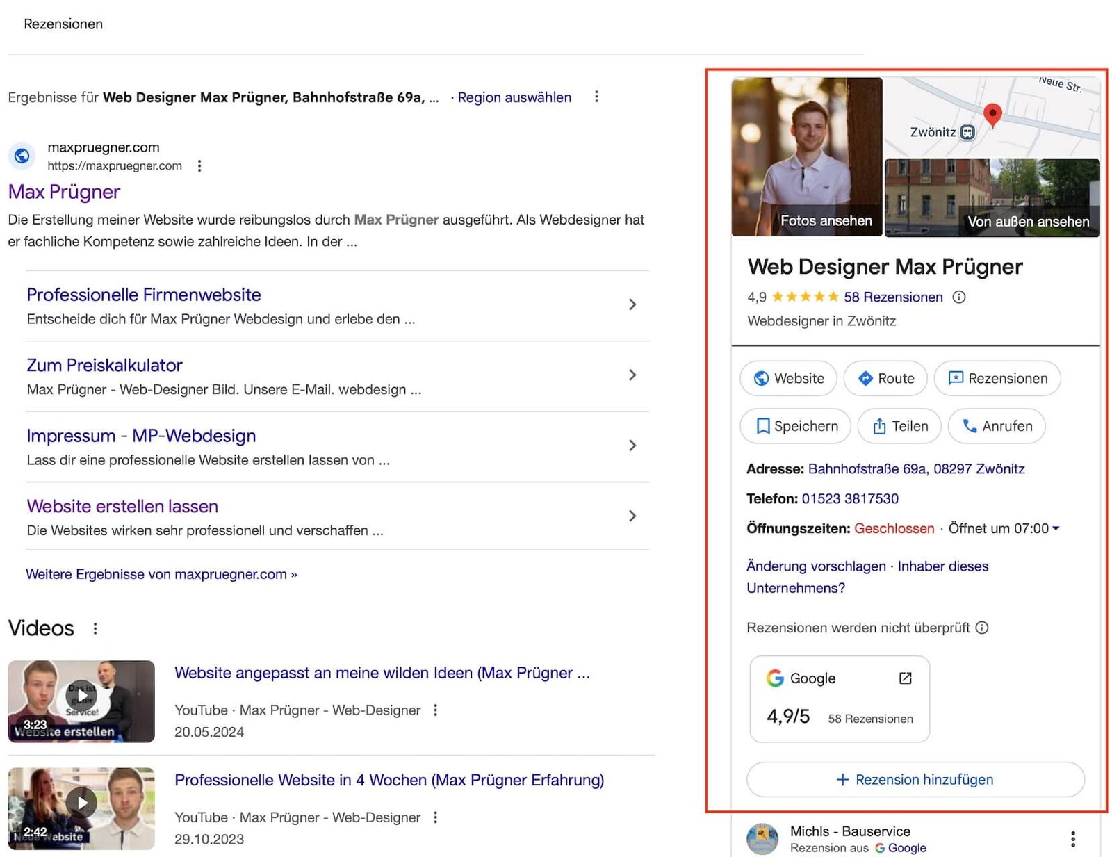 Google My Business optimieren und lokale Sichtbarkeit steigern 2 Google My Business optimieren - Unternehmensprofil optimieren