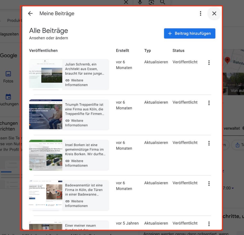 Google My Business optimieren und lokale Sichtbarkeit steigern 9 Google Firmen Eintrag optimieren mit Blobeiträgen